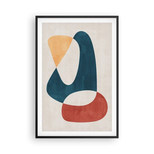 Plakat w czarnej ramie - Wpływy i metamorfozy - 61x91 cm