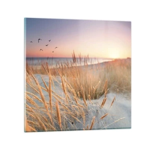 Obraz na szkle - Bałtycka kołysanka - 60x60 cm