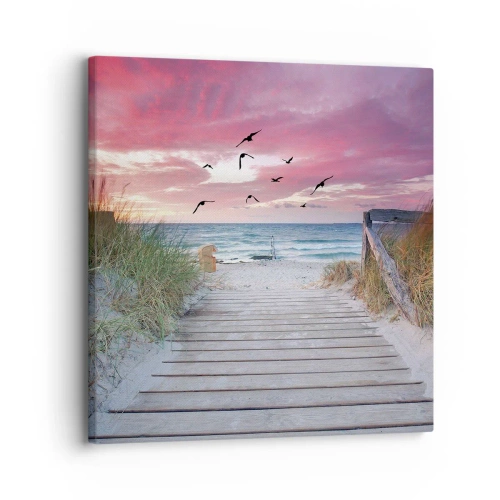 Obraz na płótnie - Bałtycka impresja - 30x30 cm