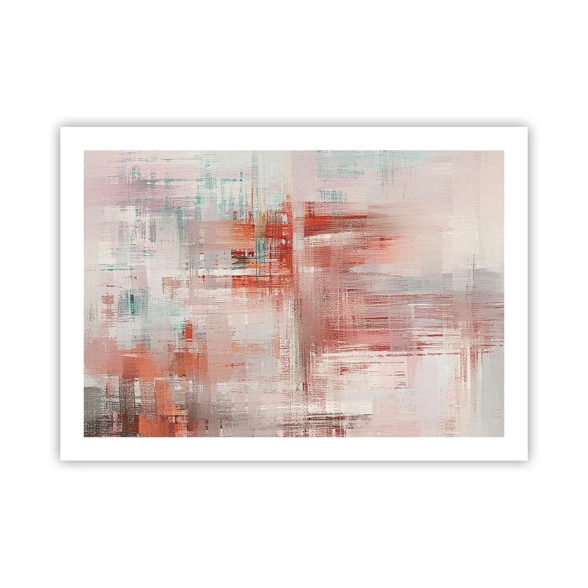 Plakat - Zamglone. Ale różowe - 70x50 cm