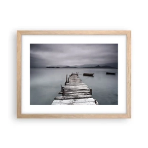 Plakat w ramie jasny dąb - Jutro możesz ruszać - 40x30 cm