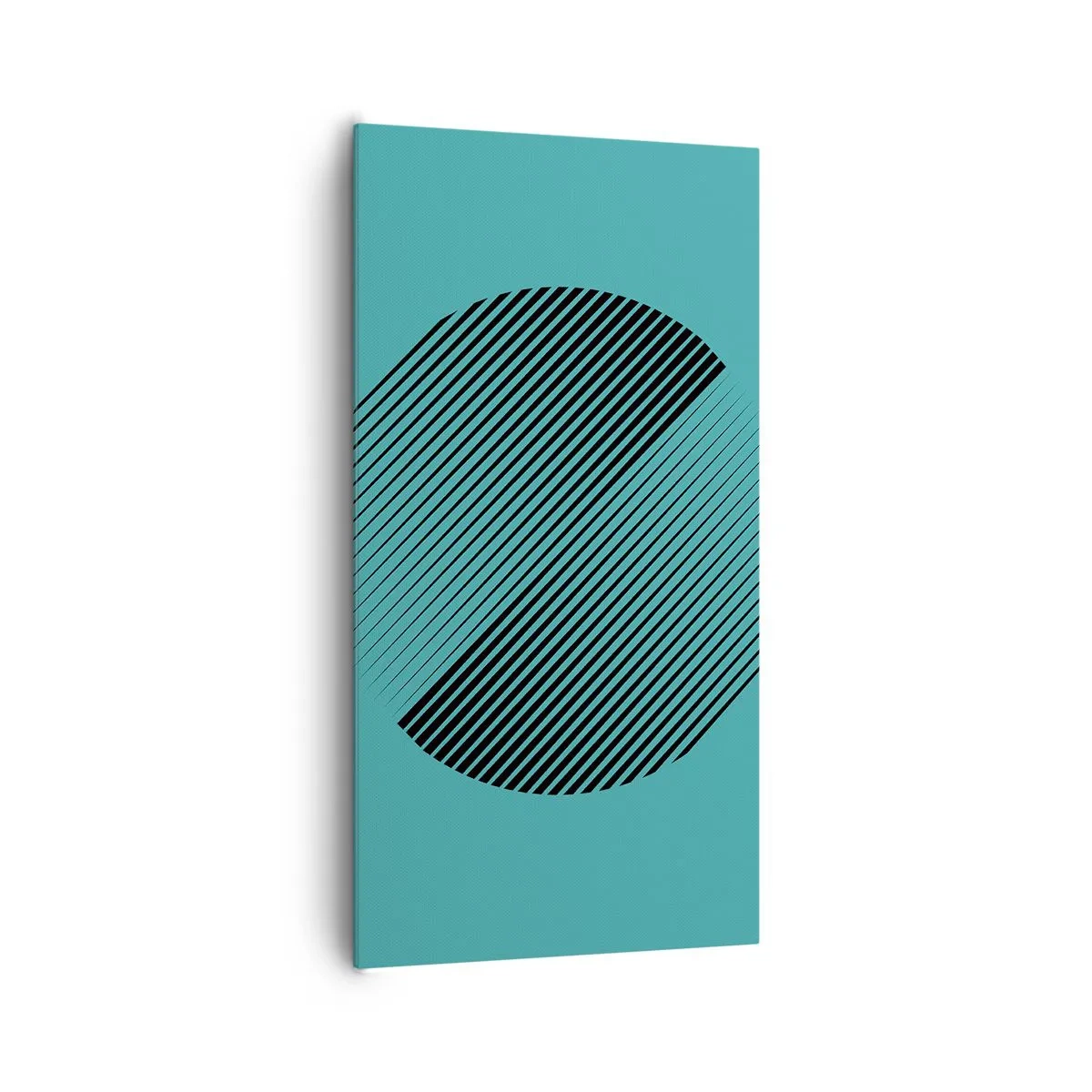 Obraz na płótnie - Koło – geometryczna wariacja - 65x120 cm