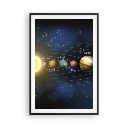 Plakat w czarnej ramie - Jedna z dziesięciu - 61x91 cm