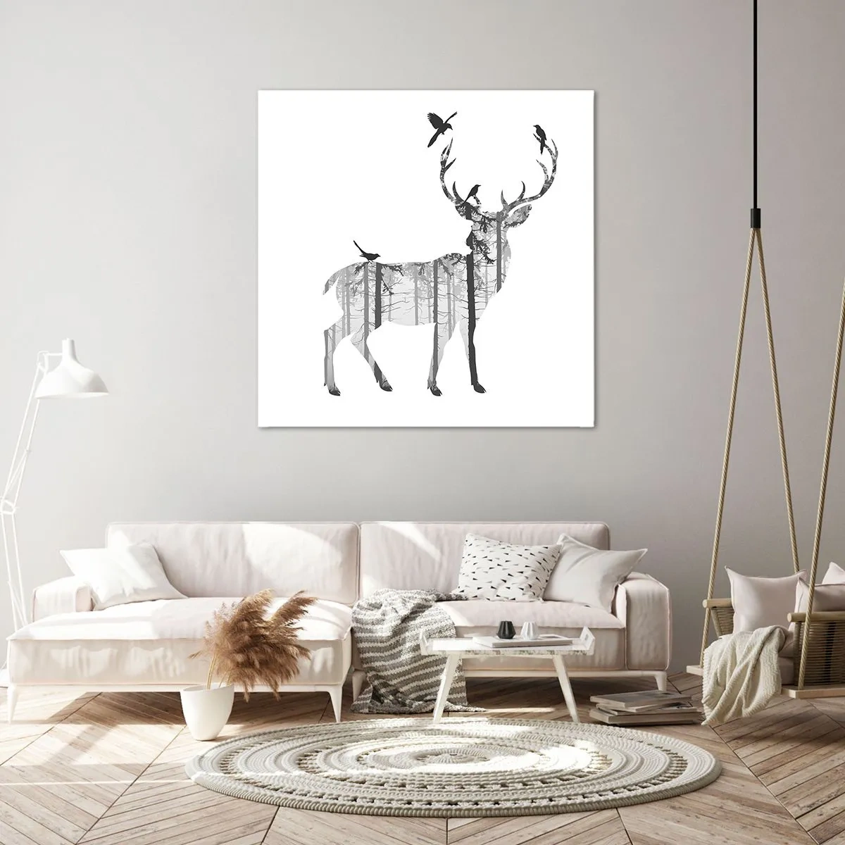 Obraz na płótnie - Dobry duch lasu - 40x40 cm