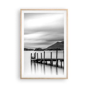 Plakat w ramie jasny dąb - Łagodność i siła - 61x91 cm