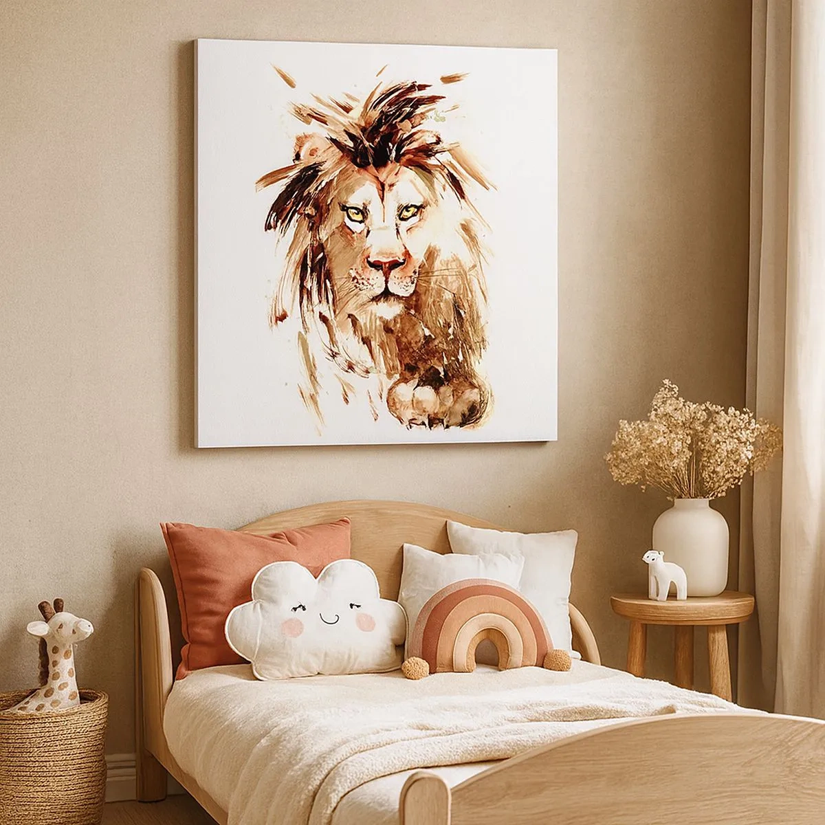 Obraz na płótnie - Siła i godność - 30x30 cm