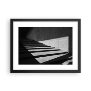 Plakat w czarnej ramie - Surowa uroda modernizmu - 40x30 cm