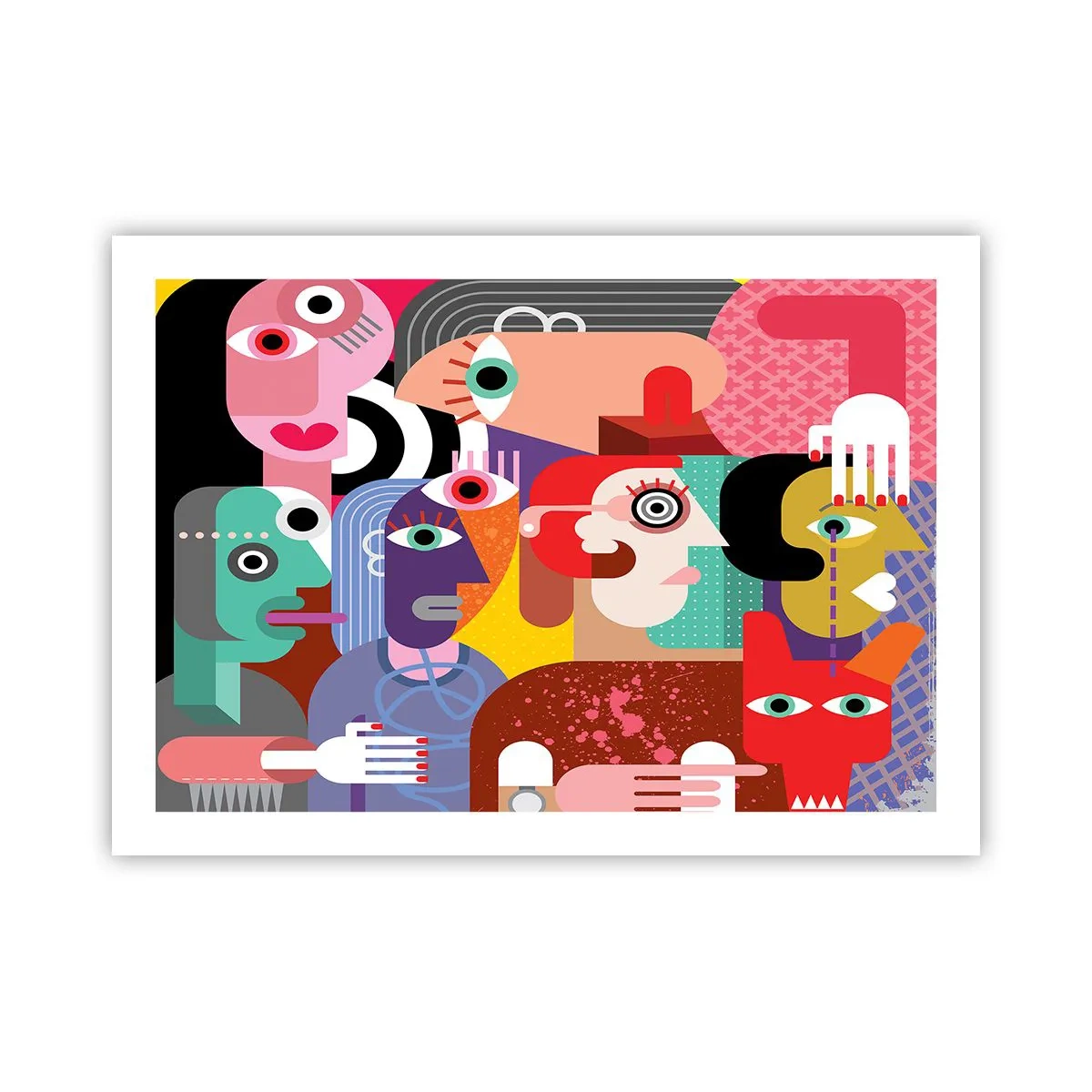 Plakat - My od pana Picassa - 70x50 cm