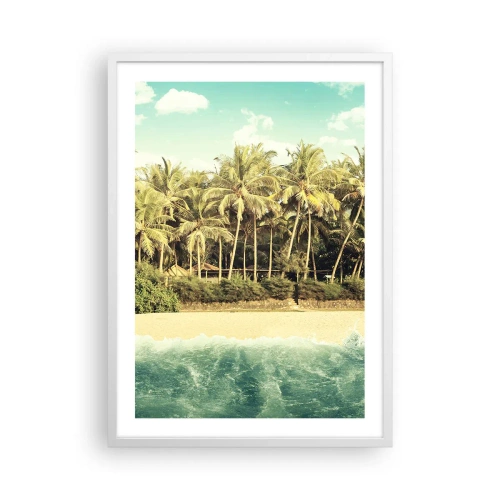 Plakat w białej ramie - A może tutaj? - 50x70 cm