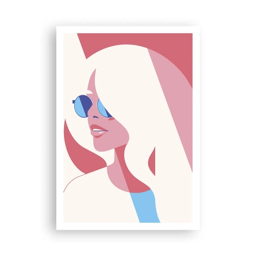 Plakat - To była blondynka… - 70x100 cm