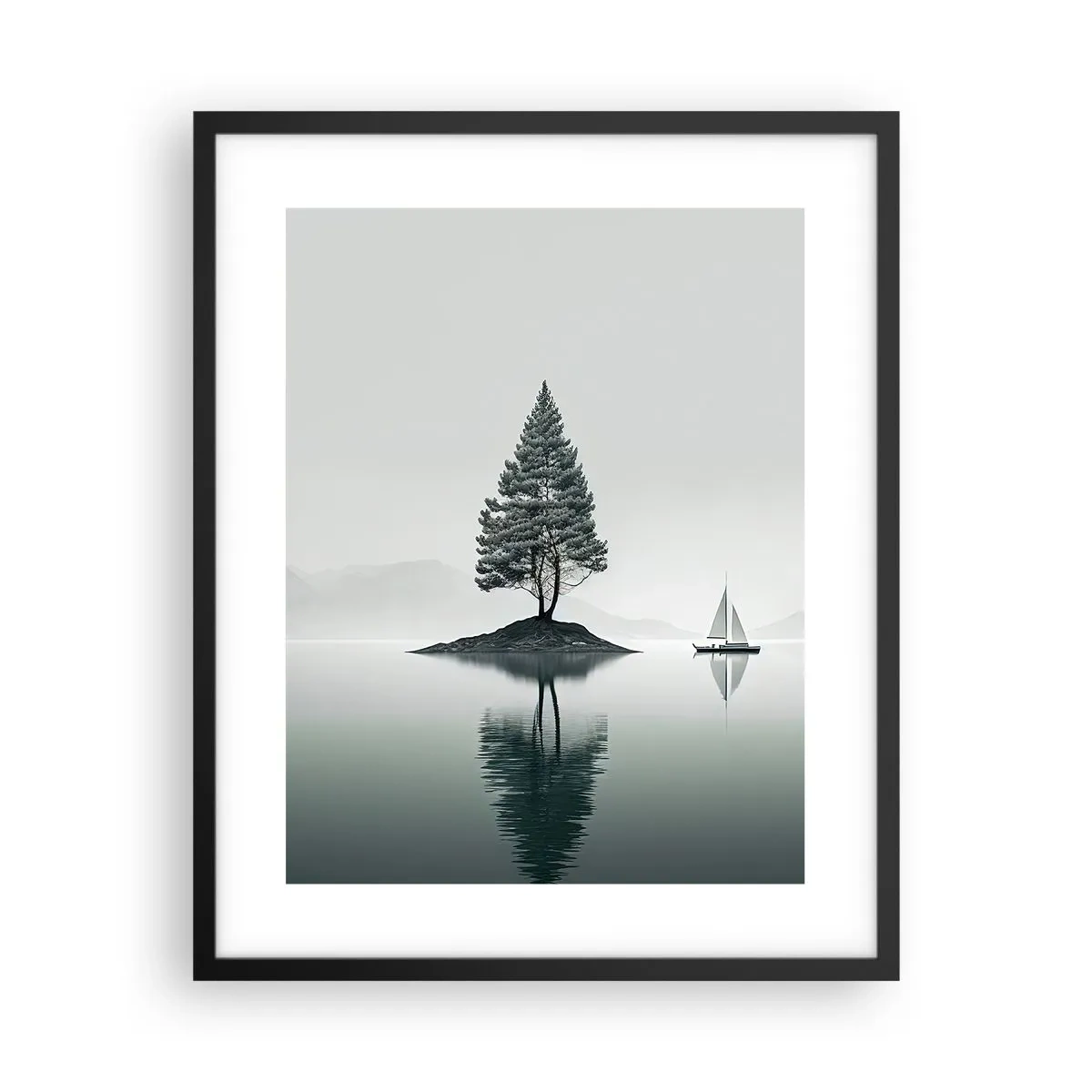 Plakat w czarnej ramie - Marzenie senne - 40x50 cm