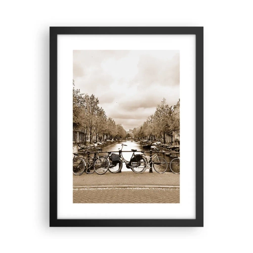 Plakat w czarnej ramie - Holenderskie klimaty - 30x40 cm
