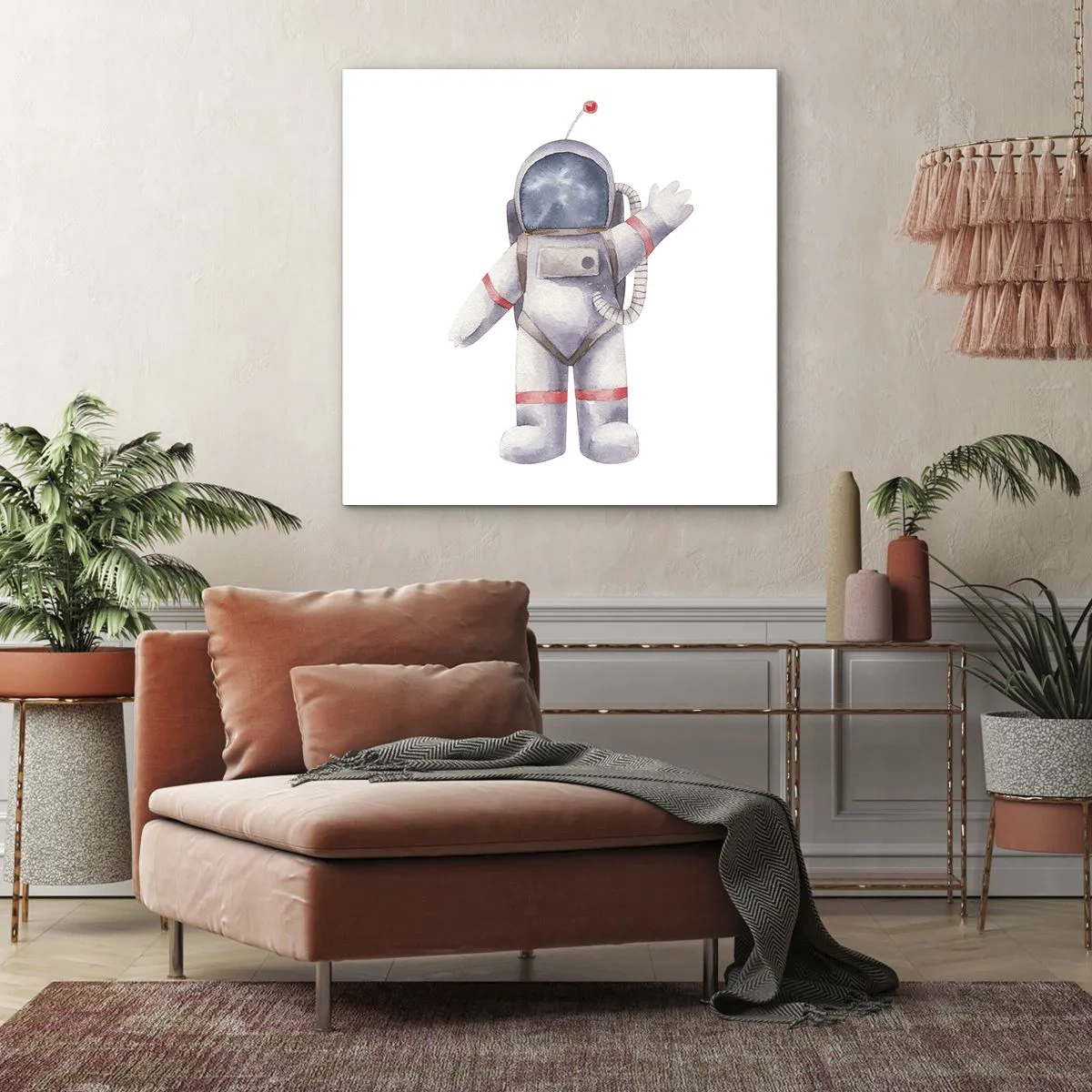 Obraz na płótnie - To na razie! - 50x50 cm