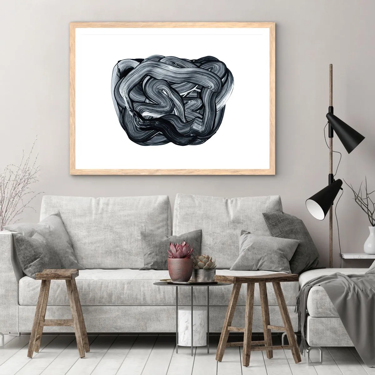 Plakat w ramie jasny dąb - To nie takie proste - 100x70 cm