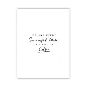 Plakat - Tajemnica sukcesu - 30x40 cm