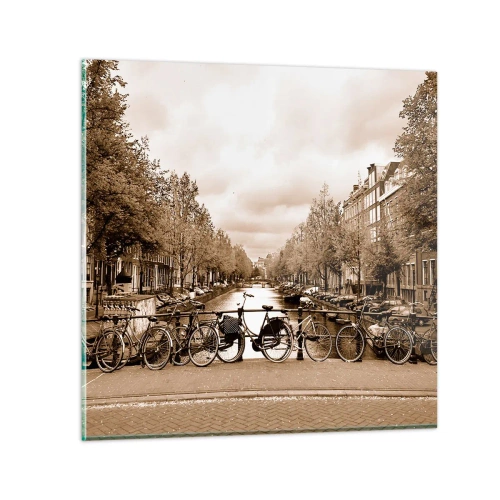 Obraz na szkle - Holenderskie klimaty - 30x30 cm