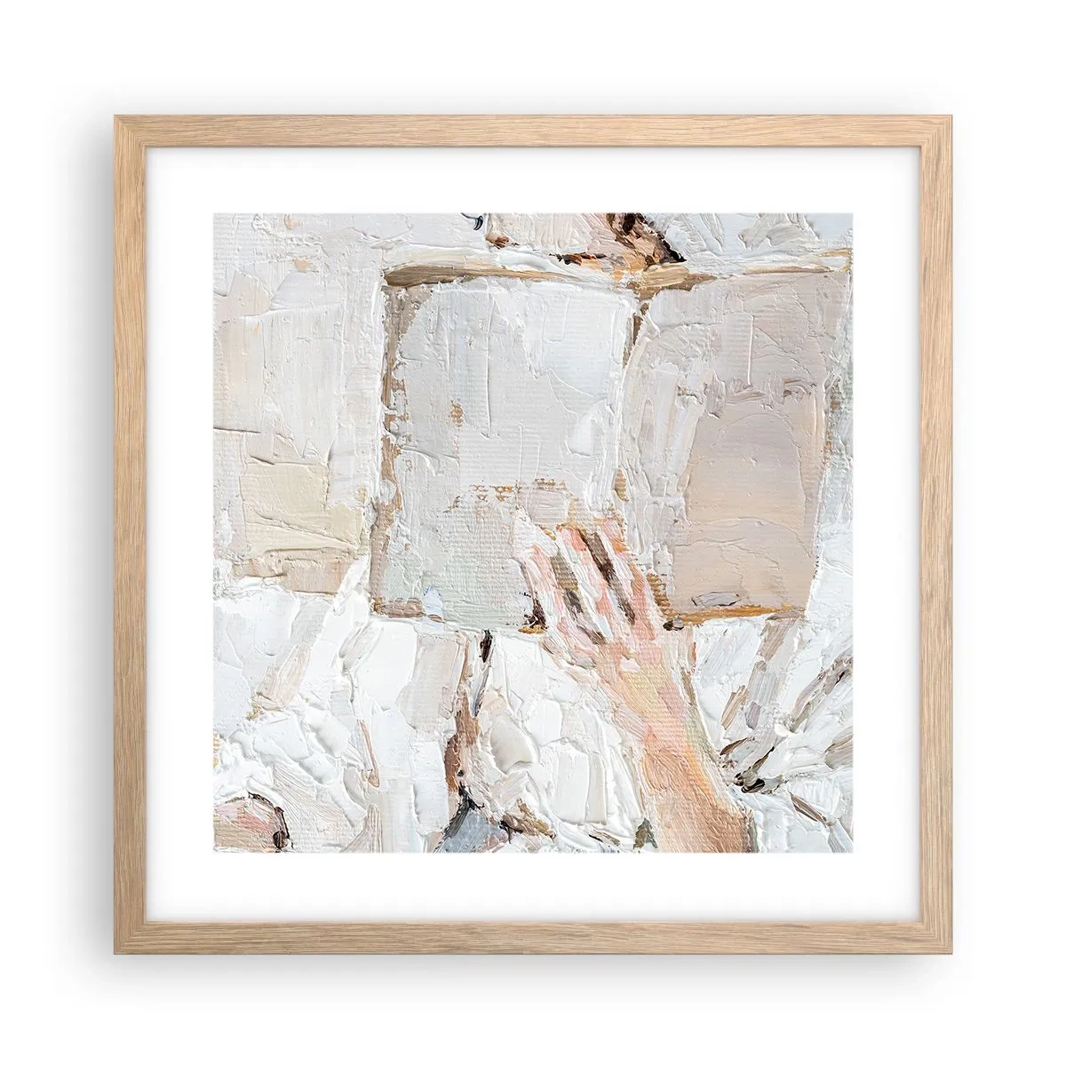 Plakat w ramie jasny dąb - W innym świecie - 40x40 cm