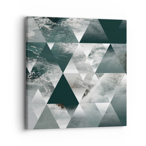 Obraz na płótnie - Kryształowa perspektywa - 40x40 cm