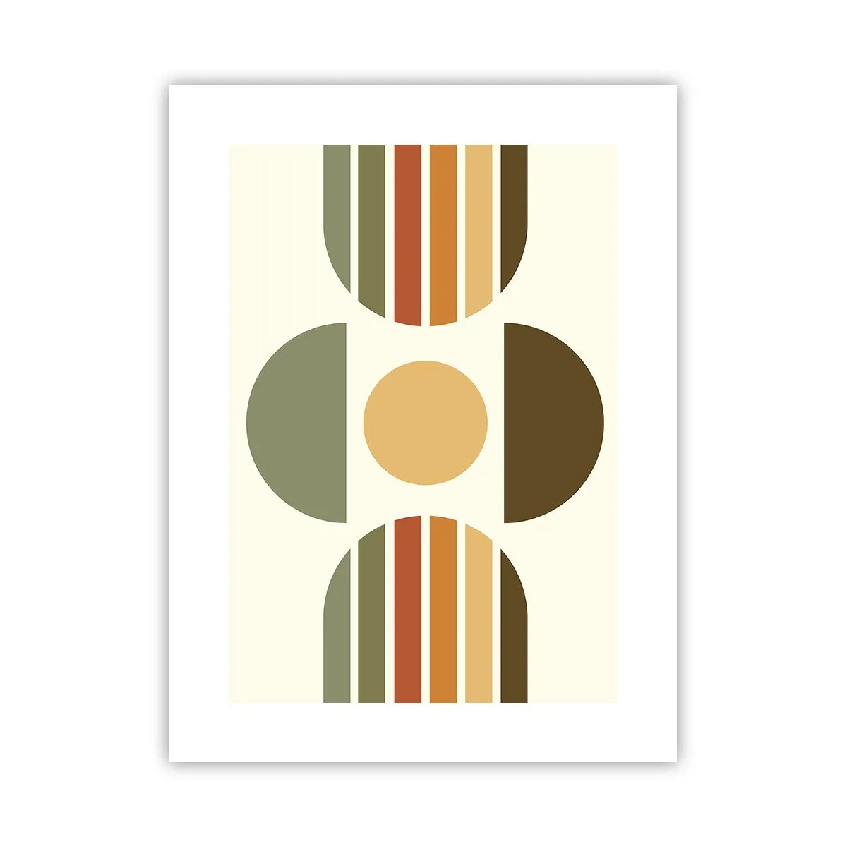 Plakat - W kolorach ziemi - 30x40 cm