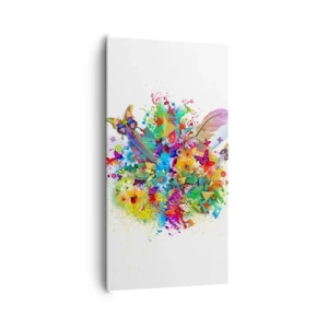 Obraz na płótnie - Bukiet radości - 65x120 cm