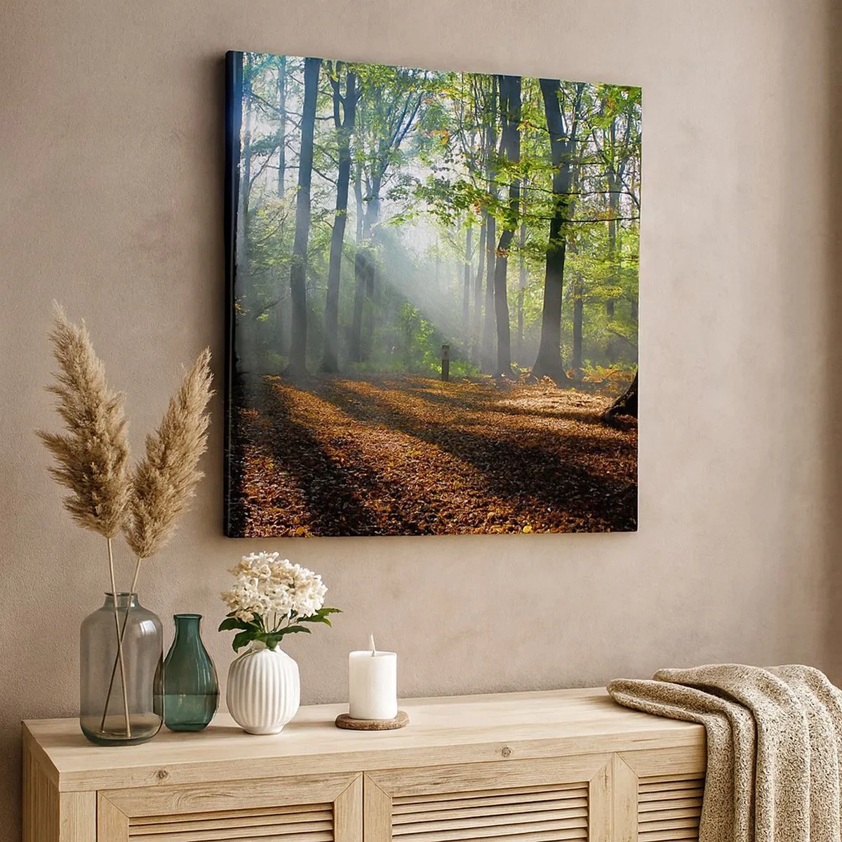 Obraz na płótnie - Blaski i cienie - 30x30 cm