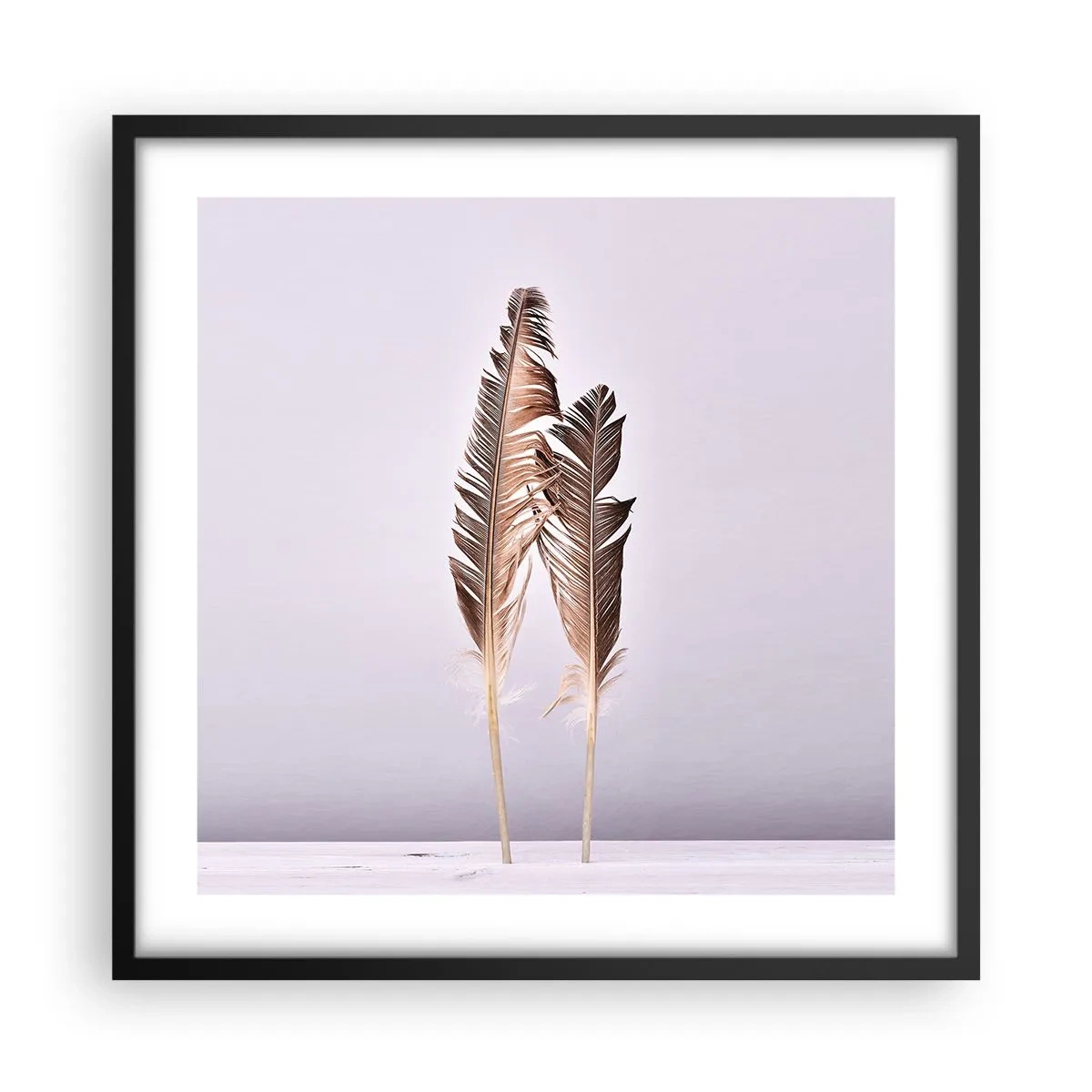 Plakat w czarnej ramie - Przeciw nicości - 50x50 cm