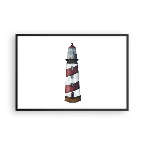 Plakat w czarnej ramie - Zawsze na straży - 91x61 cm