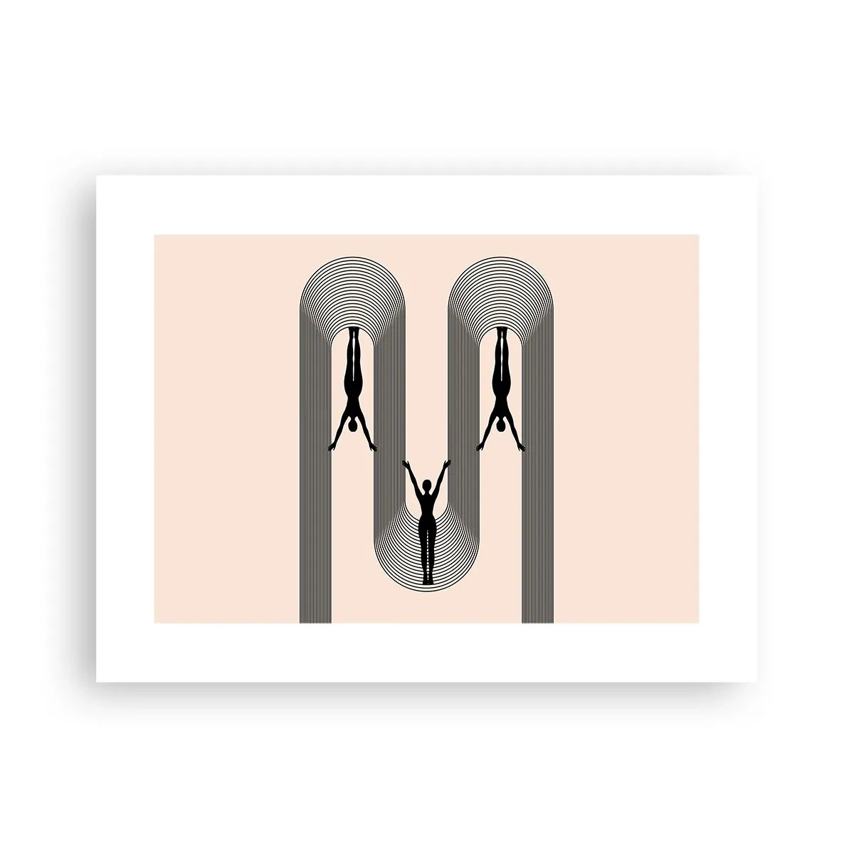 Plakat - Do góry nogami - 40x30 cm