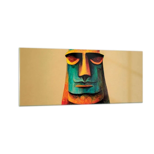 Obraz na szkle - Posągowy, a sympatyczny - 100x40 cm