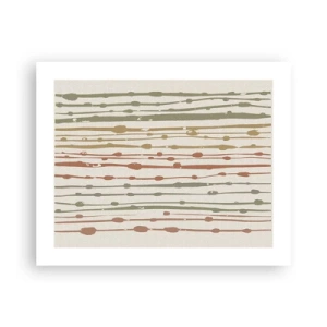 Plakat - Muzyczny zapis barw - 50x40 cm