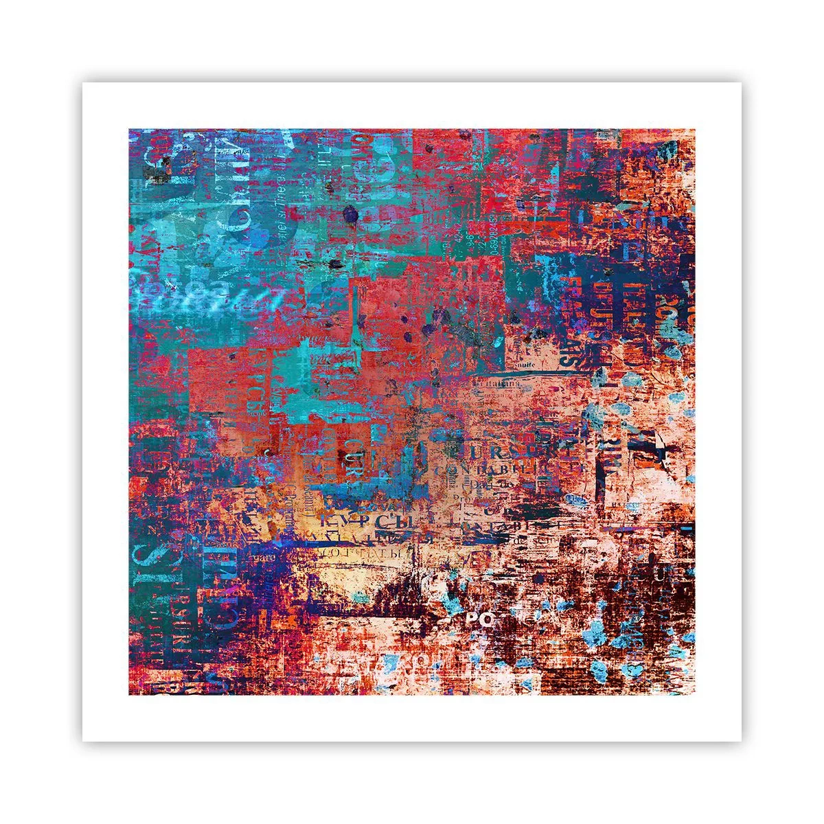 Plakat - Pamięć i niepamięć - 50x50 cm