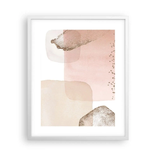 Plakat w białej ramie - Spojrzenie przez kolor - 40x50 cm