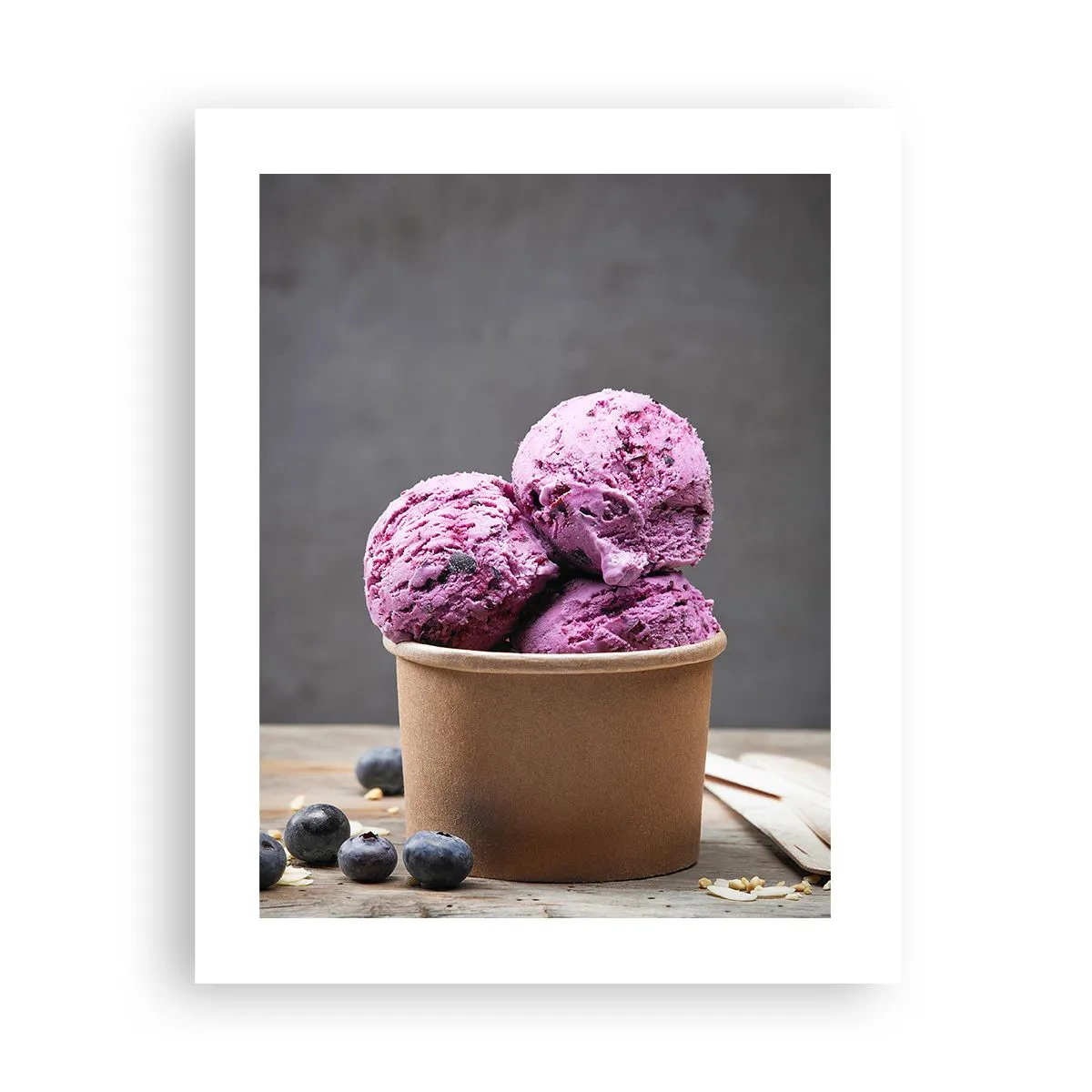 Plakat - Słodycz i chłód - 40x50 cm