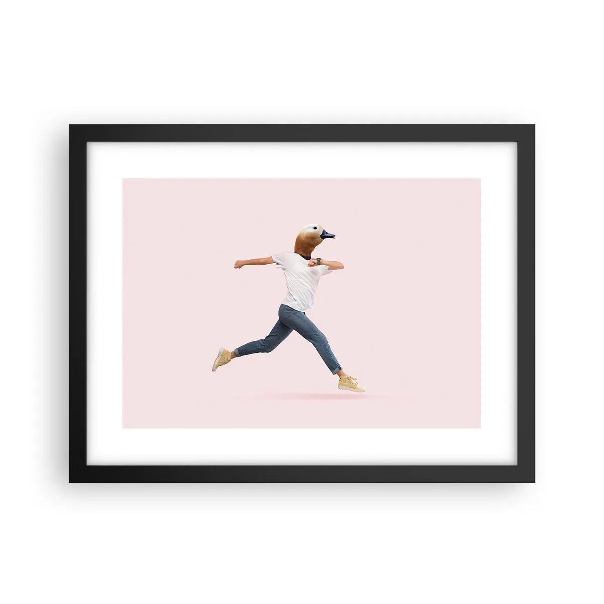 Plakat w czarnej ramie - Szczypta absurdu - 40x30 cm