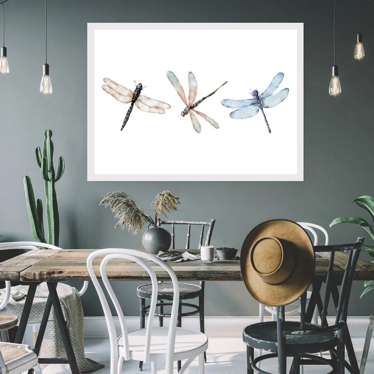 Plakat - Ważki nieważkie - 91x61 cm