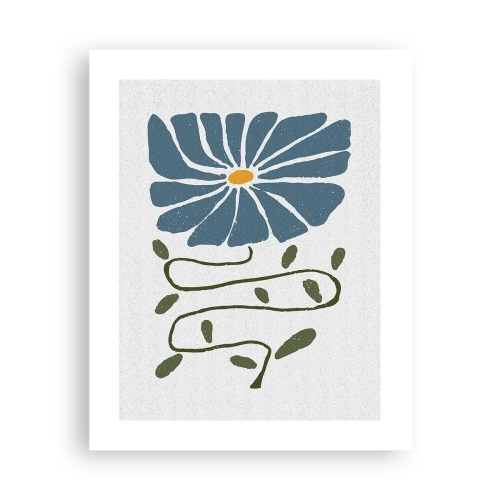 Plakat - Gałązką do kwiatu - 40x50 cm