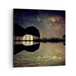 Obraz na płótnie - Noc na krańcu świata - 60x60 cm