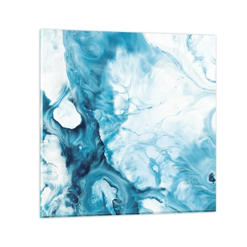 Obraz na szkle - Koncert błękitu - 60x60 cm
