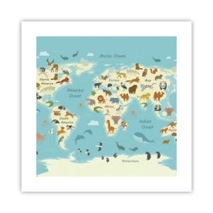 Plakat - Dobrzy sąsiedzi - 40x40 cm