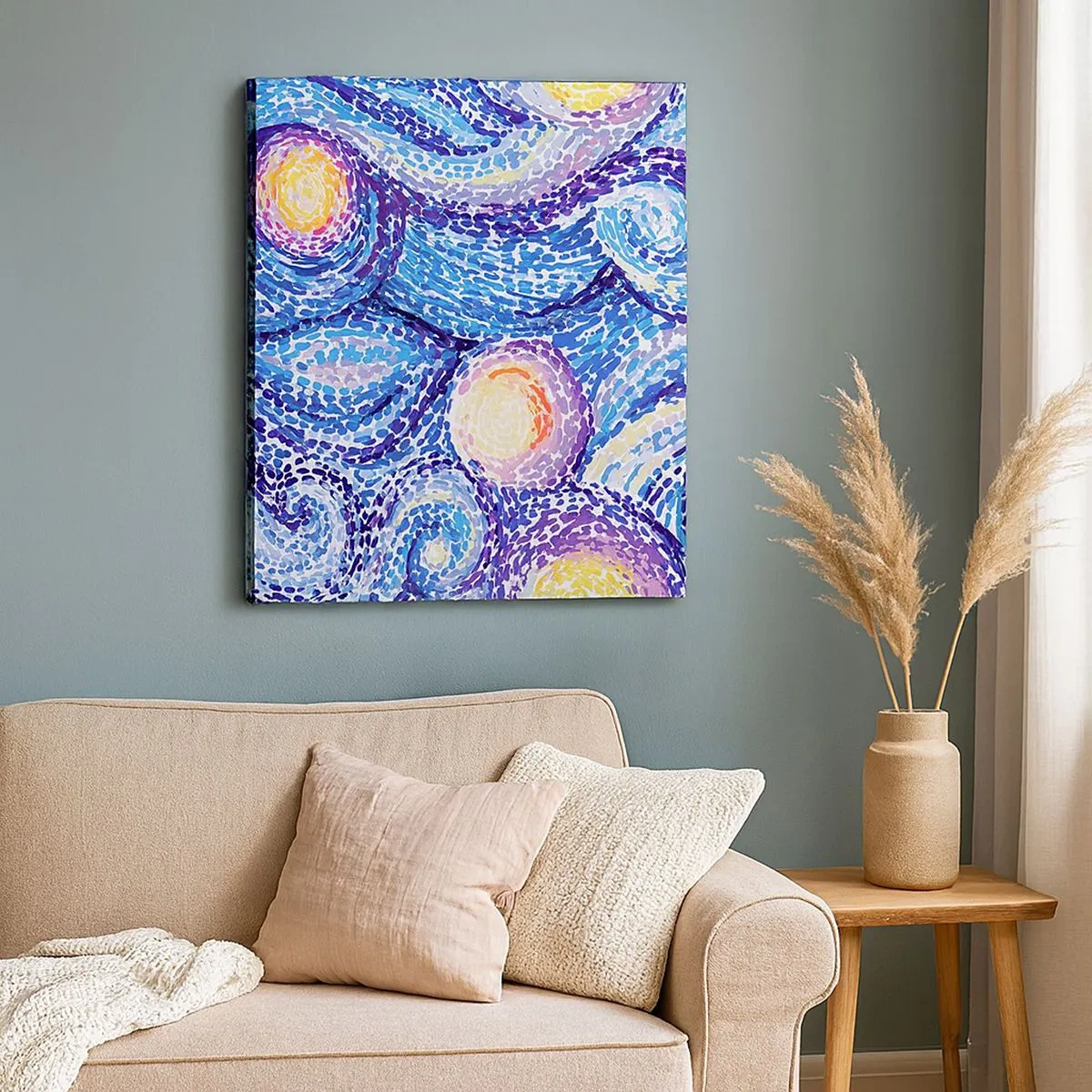 Obraz na płótnie - Z obrazu van Gogha - 30x30 cm