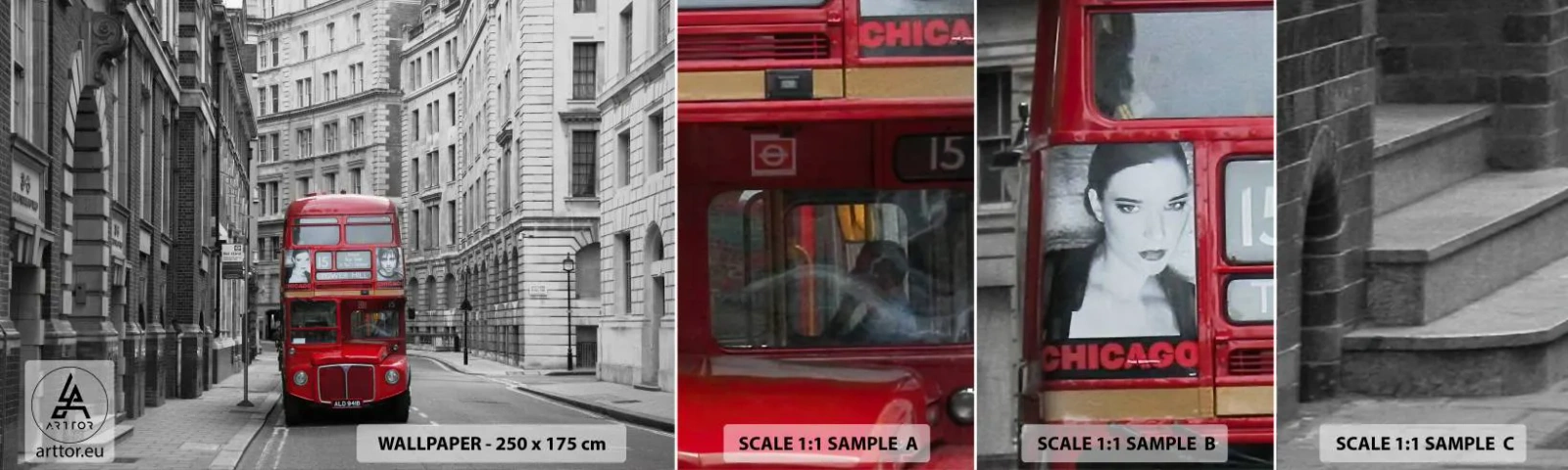 Fototapeta Próbka Standard Eco - Codzienność nie musi być szara - Miasto, Londyn, Architektura - 100x30 cm