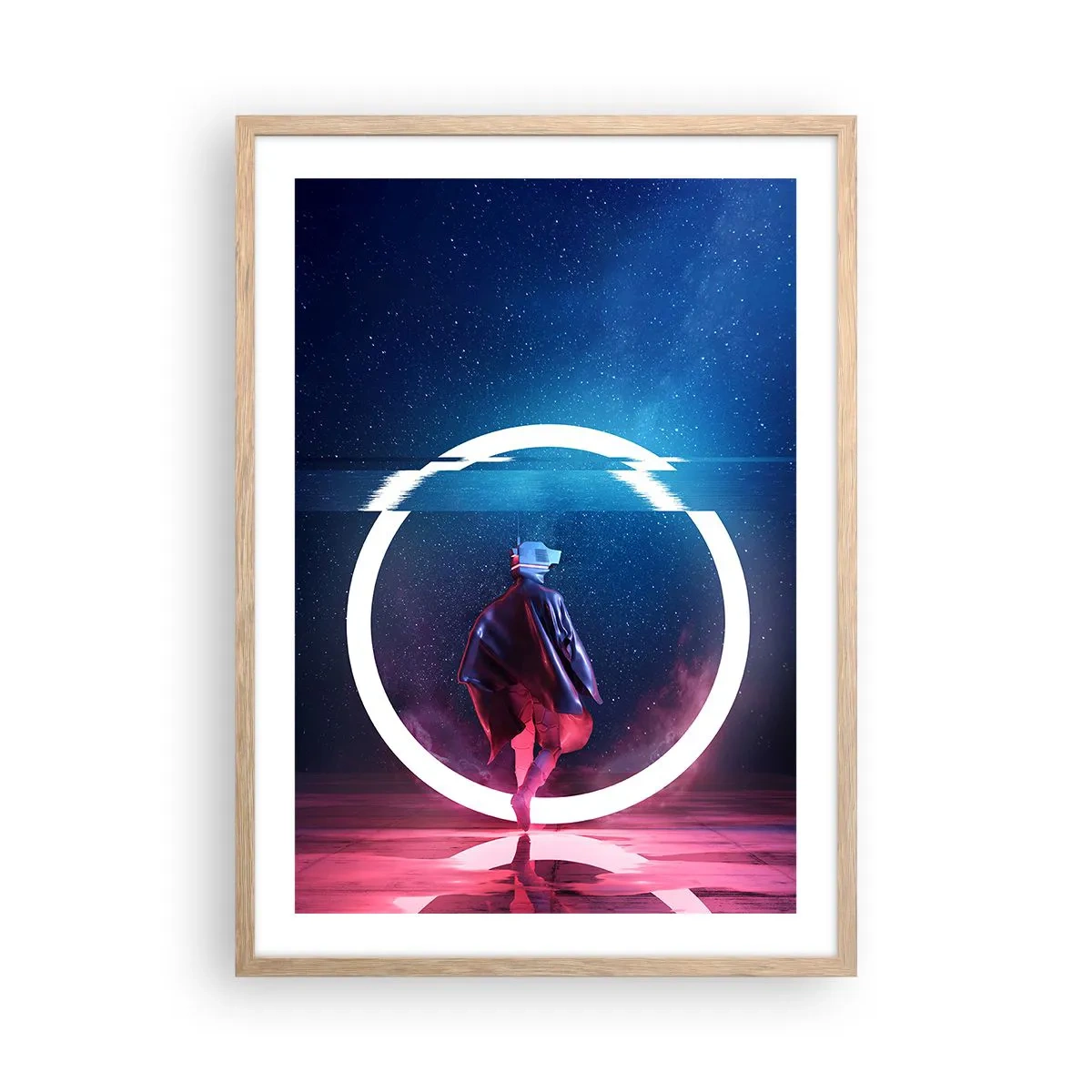 Plakat w ramie jasny dąb - Między światami - 50x70 cm