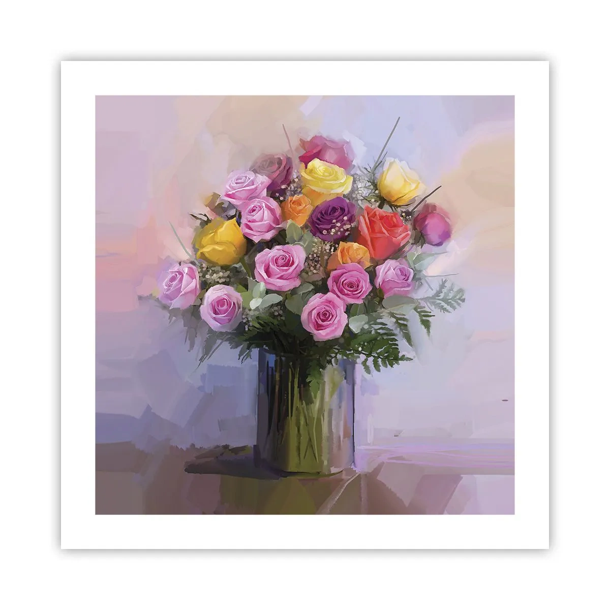 Plakat - Zatrzymane piękno - 50x50 cm