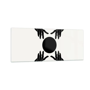 Obraz na szkle - Tajemny znak - 100x40 cm