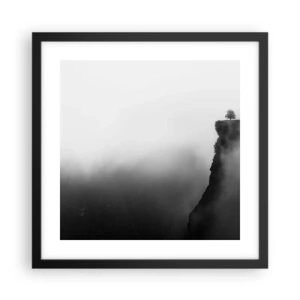 Plakat w czarnej ramie - Na skraju świata - 40x40 cm