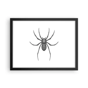 Plakat w czarnej ramie - Niepokojąca precyzja - 40x30 cm