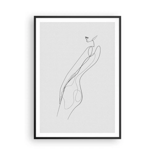 Plakat w czarnej ramie - Zaledwie obietnica - 70x100 cm