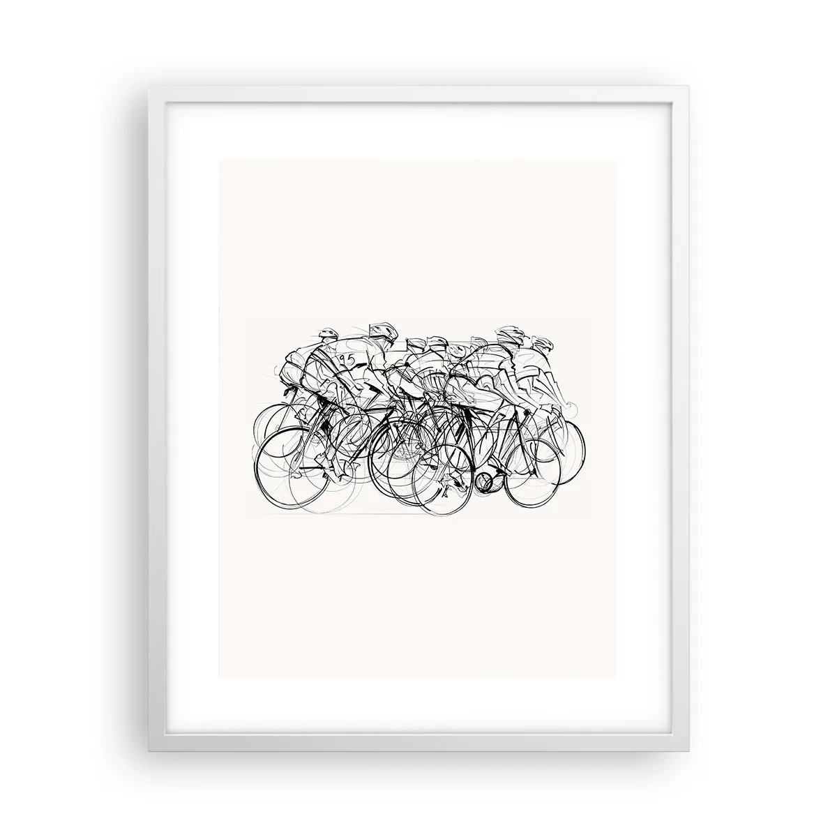 Plakat w białej ramie - Wespół w zespół - 40x50 cm