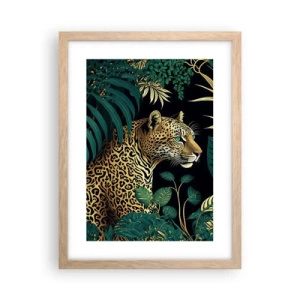 Plakat w ramie jasny dąb - Gospodarz w dżungli - 30x40 cm
