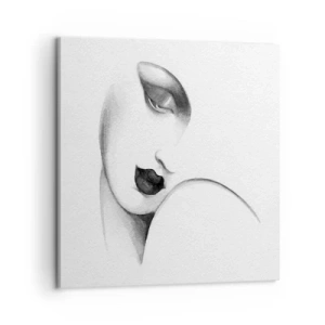 Obraz na płótnie - W stylu Łempickiej - 60x60 cm
